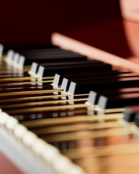 Nota Paris collection, piano parts details