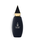 Elegant Oscar London Big Ben perfume bottle from the Big Ben Collection. The sleek black bottle features a distinctive gold triangular cap, inspired by the architectural elements of Big Ben. The minimalist gold-engraved branding adds a touch of sophistication, making this fragrance a statement of luxury and timeless style.